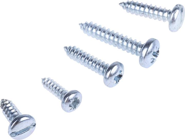 Actual product image Rs Pro Sheet metal screws pan head assortment (1200 Screws per piece)