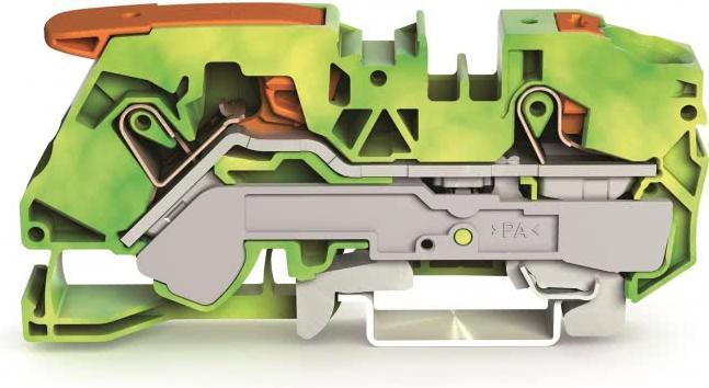 Actual product image Wago 2-conductor ground terminal block 16mm²