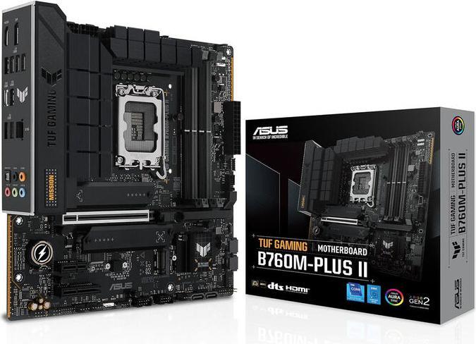 Produktbild ASUS TUF GAMING B760M-PLUS II (LGA 1700, Intel B760, mATX)