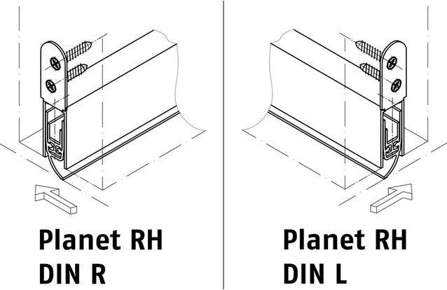Actual product image Planet Door drop seals RH