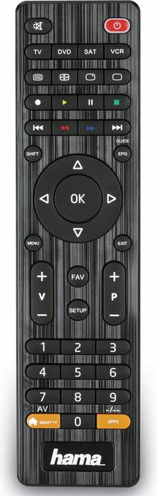 Hama Universal-Fernbedienung 4in1 (Universal Fernbedienung, Infrarot)