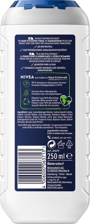Produktbild NIVEA Multipack Pflegedusche Sensitive (6 Stück)