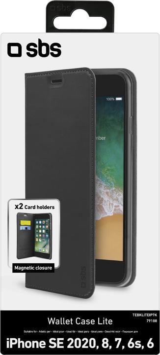 Productafbeelding SBS Klapdeksel (Apple iPhone 6, Apple iPhone 8, Apple iPhone 7, Apple iPhone 6s, Apple iPhone SE (2e generatie))