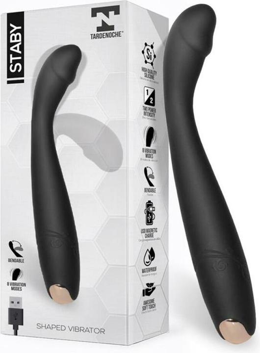 Actual product image Tardenoche Staby Silicone Vibe Flexible Bendable