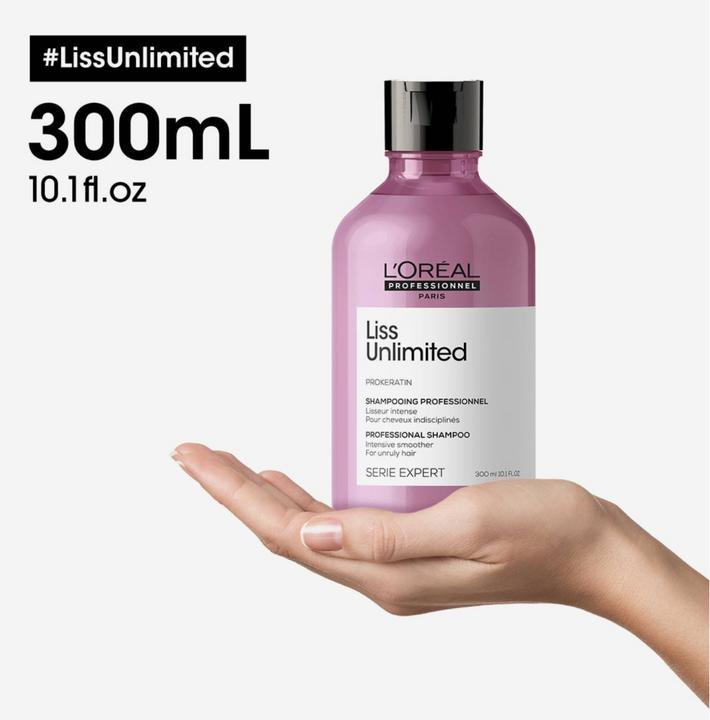 Actual product image L'Oréal Professionnel Serie Expert Liss Unlimited (300 ml, Liquid shampoo)