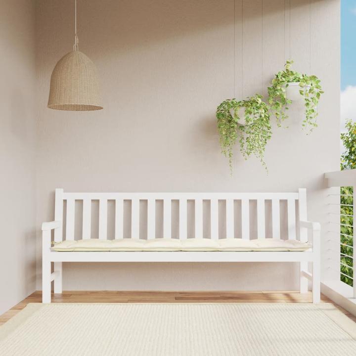 Actual product image VidaXL Garden bench cushion O x ford fabric (200 x 50 x 7 cm)
