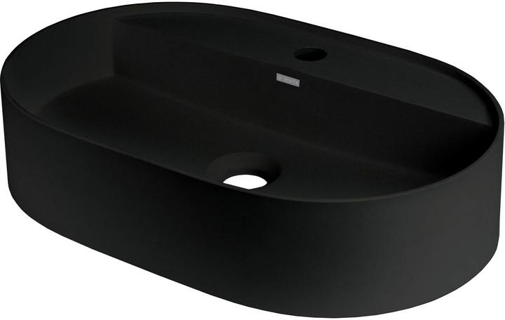 Deante Granit-Aufsatzwaschbecken mit Armatureninsel - oval