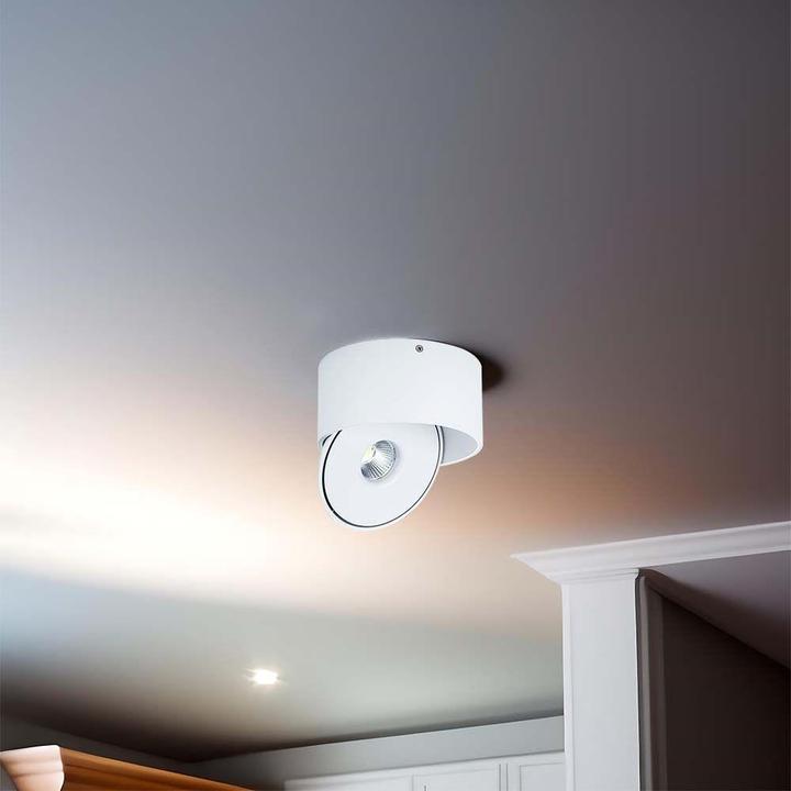 Produktbild V-TAC Oprawa Natynkowa Downlight 20W Uchylna CRI90 CCT Biała VT-2825 3000K-4000K-6400K 1408lm (1408 lm)