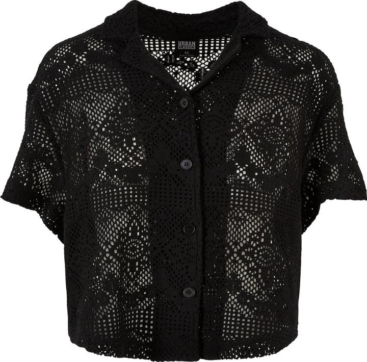 Produktbild Urban Classics Ladies Crochet Lace Resort Shirt (5XL)