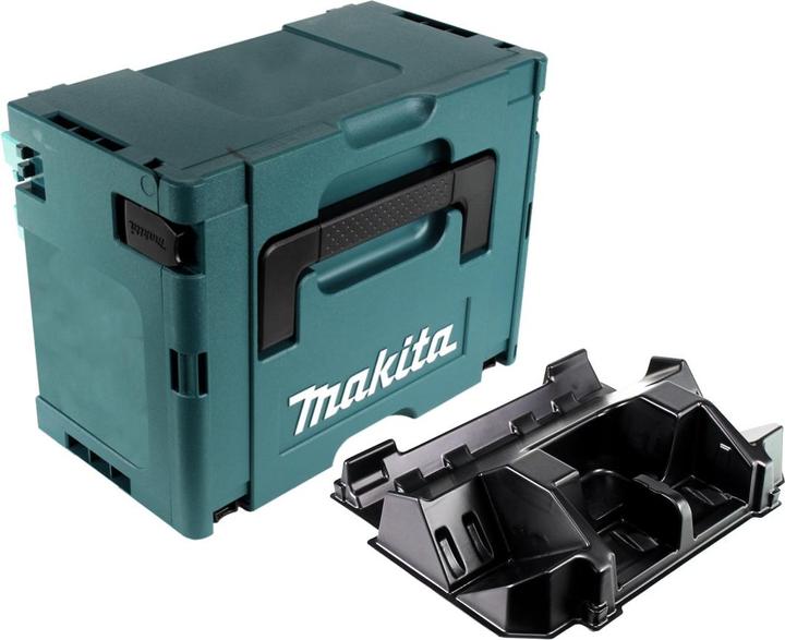 Actual product image Makita MAKPAC 3 case ( 821551-8 ) with insert for BL18xx B batteries + charger DC18RD ( 8392053 )