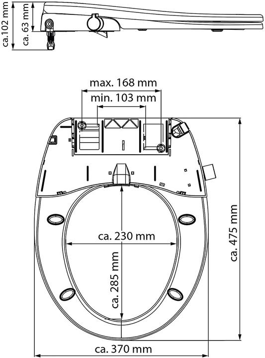 Productafbeelding Eisl Douche WC hulpstuk
