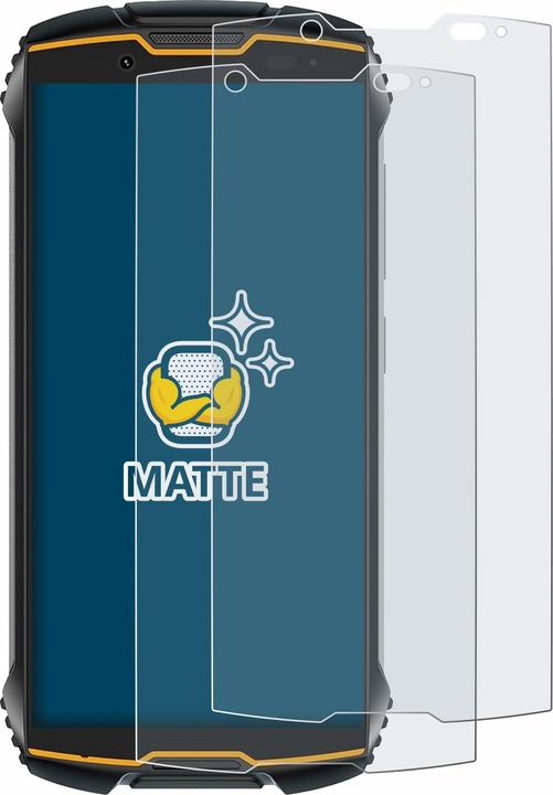 Actual product image BROTECT Anti-glare screen protector matt (2 Piece, Cubot King Kong Mini 2)