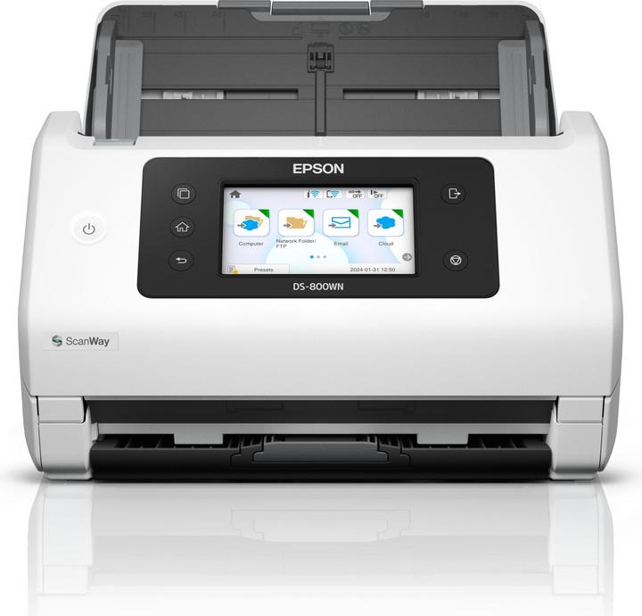 Image du produit Epson Workforce Scanner de documents DS-800WN (USB, USB Host, Ethernet)