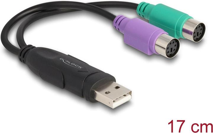 Actual product image Delock USB to PS/2 adapter (0.17 m, PS/2)
