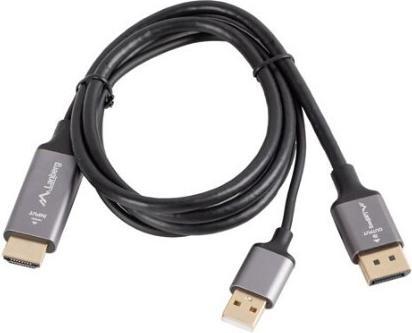 Immagine prodotto Lanberg Cavo da HDMI a DisplayPort 1m 4K nero (Foro cavo, 100 cm)