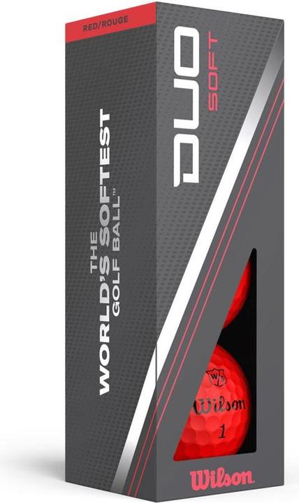 Actual product image Wilson Staff DUO SOFT red