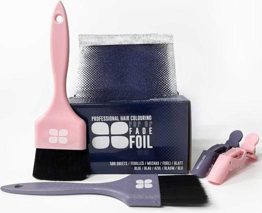 Immagine prodotto Procare Embossed Fade Hair Foil Pop Up Sheets blue 500 Stk. 130 x 280 mm