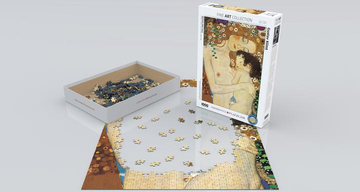 Actual product image Eurographics Mother and child by Klimt - detail (1000 pieces)