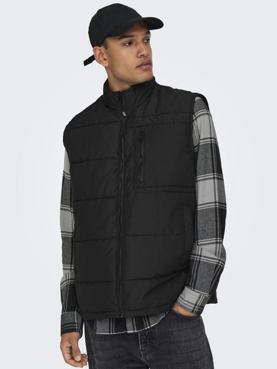 Immagine prodotto Only & Sons Gilet a collo alto trapuntato (M)