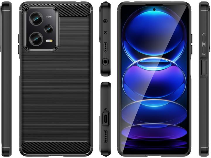 Immagine prodotto Screenguard Xiaomi Redmi Note 12 Pro 5G Cover Carbonio spazzolato Soft TPU (Xiaomi Redmi Note 12 Pro 5G)