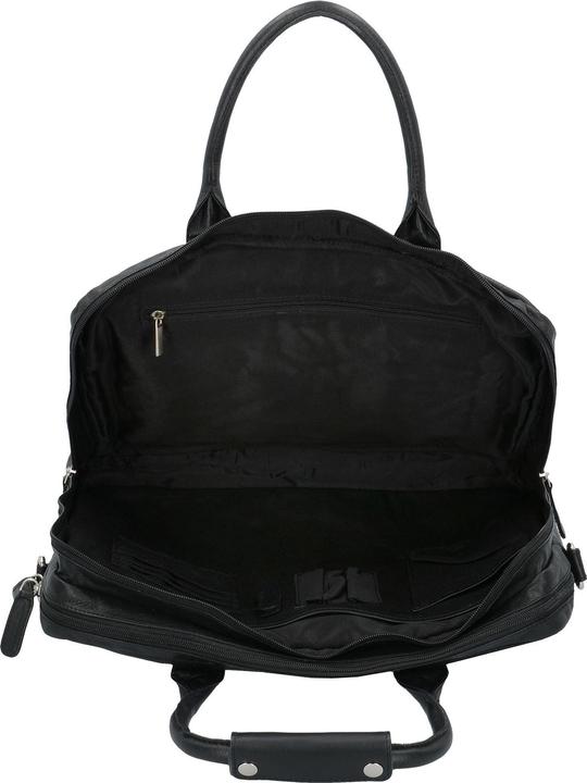 Actual product image Dermata Briefcase leather 39 cm laptop compartment