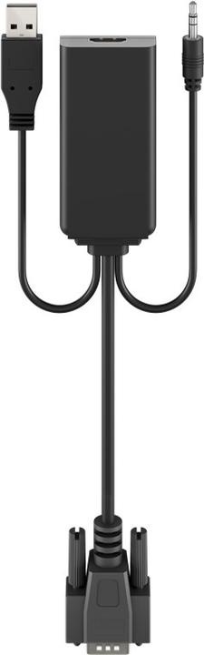 Actual product image Goobay VGA/HDMI adapter cable (USB-A, 16 cm)