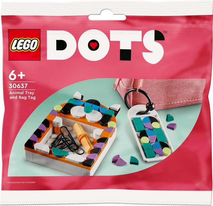 Produktbild LEGO Tier-Ablageschale & Taschenanhänger (30637, LEGO Dots)