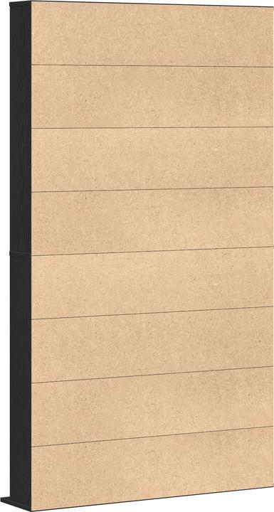 Produktbild VidaXL CD-Regal Schwarz Eiche 101x23x177,5 cm Holzwerkstoff