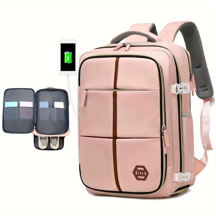 Image du produit Only-Bags.Store Sac à dos de voyage multifonctionnel, sac d'école pour ordinateur portable avec approbation de la