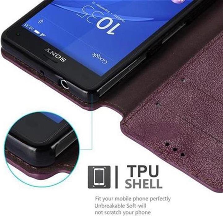 Productafbeelding Cadorabo Boek Retro Matte Portemonnee Hoesje (Sony Xperia Z3 Compact)