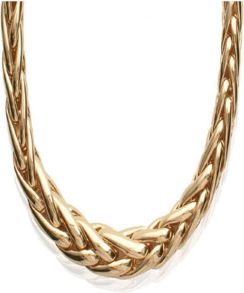 Actual product image Lara Gold plated NECKLACE - 45 - PALM TREE