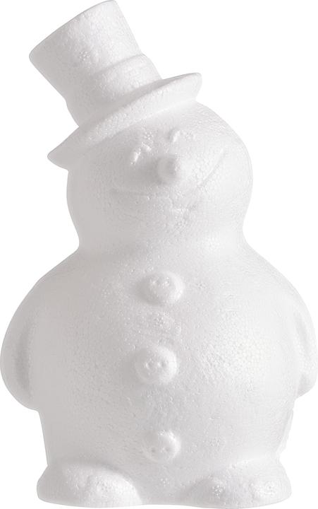 Immagine prodotto VBS Pupazzo di neve a forma di polistirolo con cappello, 17 cm