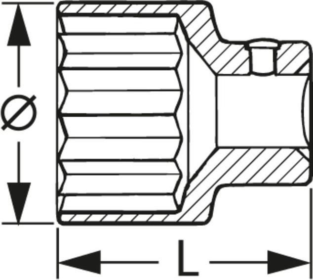 Produktbild Stahlwille Steckschlüsseleinsatz (41 mm)