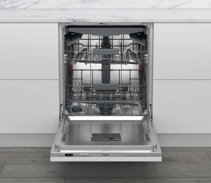 Actual product image Whirlpool WI 7020 PF, Semi built-in, Full size (60 cm), Silver, 1.3 m, 1.55 m, 1.5 m