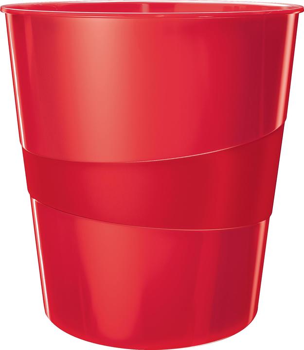 Actual product image Leitz Waste bin WOW 15l red metallic (15 l)