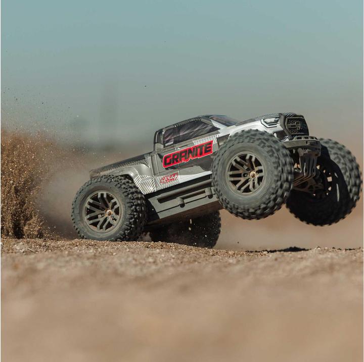 Actual product image Arrma Monster Truck Granite BLX 223S, Gun Metal ARTR, 1:10 (ARR Almost Ready to Run)