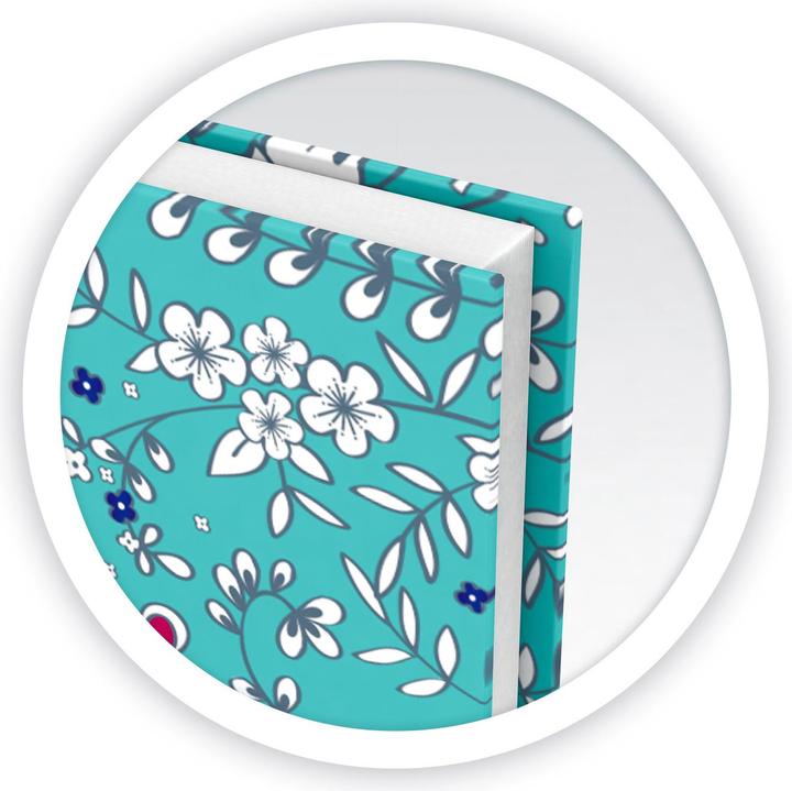 Produktbild Oxford FORME FLORAL - Spiralbuch (B5, Kariert, Harter Einband)