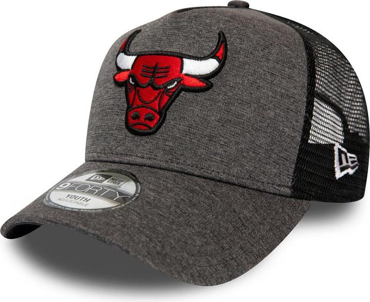 Actual product image New Era A-Frame Trucker Kids Cap - SHADOW Chicago Bulls - (53, 52 C, 54 C)