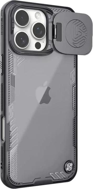 Actual product image Nillkin - Iceblade Prop (without Camera Cutout) - iPhone 16 Pro - Black (Apple iPhone 16 Pro)