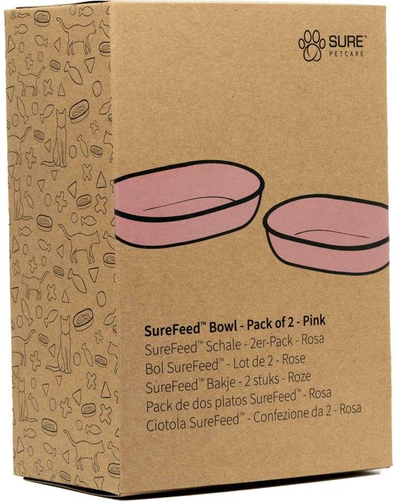 SureFeed Zubehör Einzel-Ersatzschale, 2 Stück, Pink