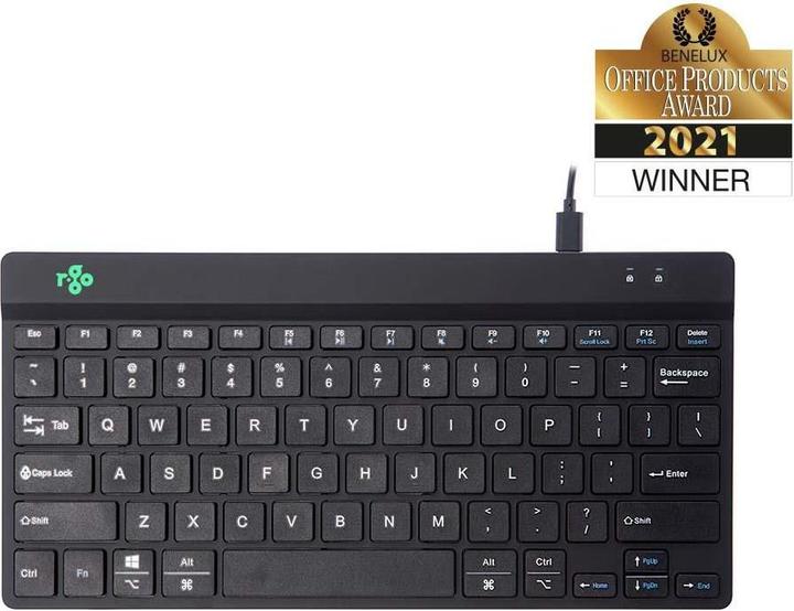 Actual product image R-Go Tools R-Go Compact Break Keyboard (US, Cable)