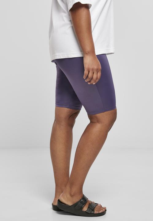 Actual product image Urban Classics Ladies Imitation Leather Cycle Shorts (M)