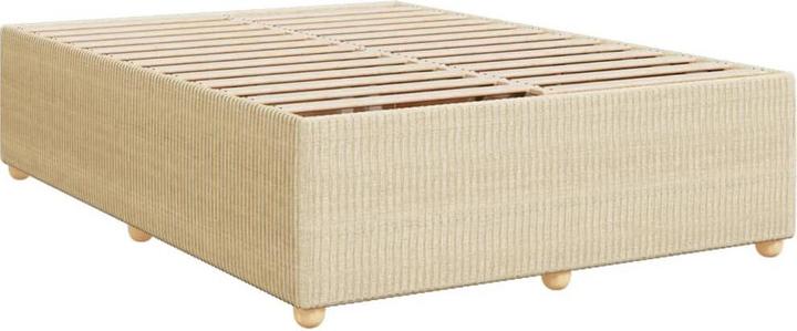 Actual product image VidaXL Bo x spring bed with mattress 160 x 200 cm fabric (160 x 200 cm, 160 x 200 cm)