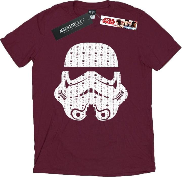 Star Wars Christmas Stormtrooper Helmet TShirt (S)