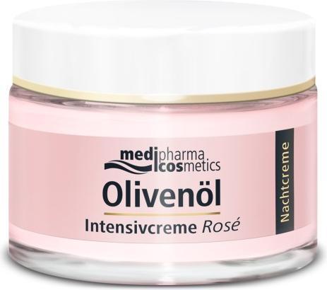 Actual product image Medipharma Olive Oil Intensive Cream Rose Night Cream, 50 ml Cream (50 ml, Night cream)