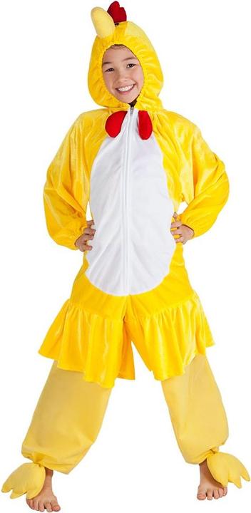Actual product image Boland Chicken Child Costume: Plush Overall With Hood (140)