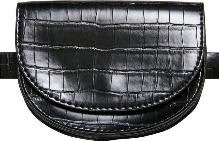 Urban Classics Croco Synthetic Leather Double Beltbag