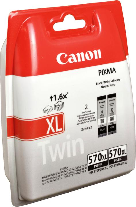 Produktbild Canon PGI-570PGBK XL 2er Pack (BK)