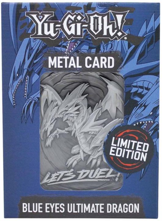 Image du produit Yu-Gi-Oh ! Blue Eyes ultimate Dragon Metal Card (Pack de boosters)