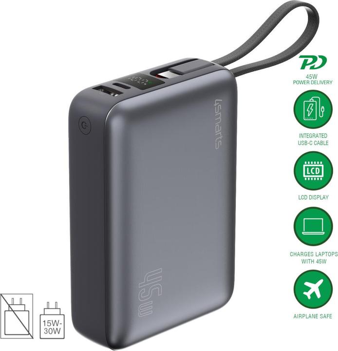 Actual product image 4smarts Powerbank Enterprise (20000 mAh, 45 W, 77 Wh)